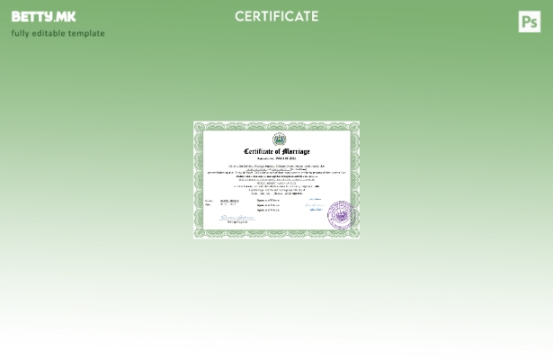 модерен стил Салвадор венчаница Шаблон Word и PDF шаблон